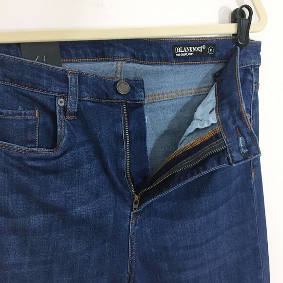 NWT Blank NYC The Great Jones 12" High Rise Skinny Jeans Medium Dark Wash Sz 31 - Picture 11 of 13